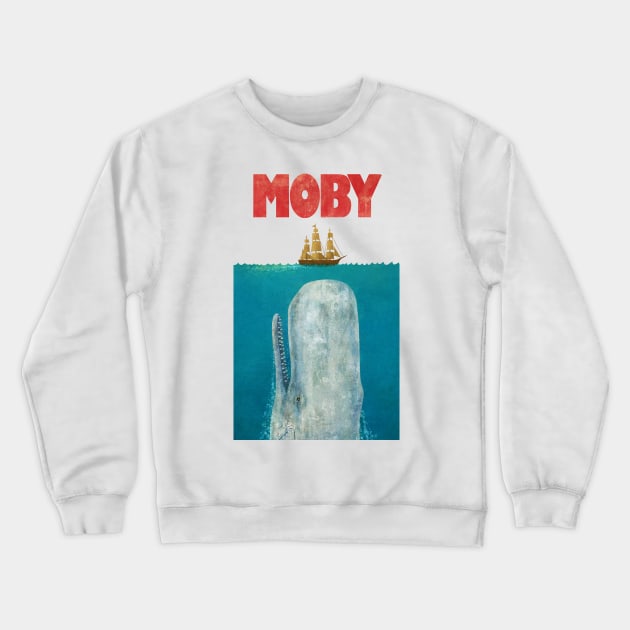 Moby Crewneck Sweatshirt by Terry Fan
